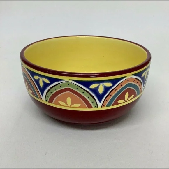 Pier 1 Mexicali Print Bowl - Picture 1 of 4